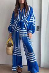 Blue Printed Co-Ord Set