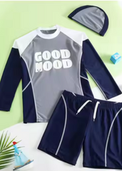 Boys Long Sleeve Swimwear Set
