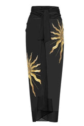 Gold and Black Sarong