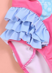 Girls Ruffle One-piece Swimsuit