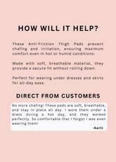 Thigh Anit-Friction Pads