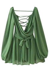 Green Full Sleeve Romper
