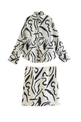 Black Printed Co-ord Set