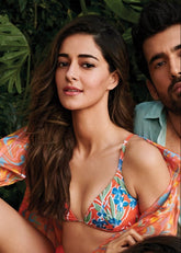 Orange High Waist Bikini