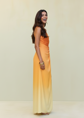 Orange Ombre dress