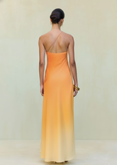Orange Ombre dress