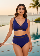 Navy Blue Bikini Set