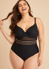 Black Plus Monokini