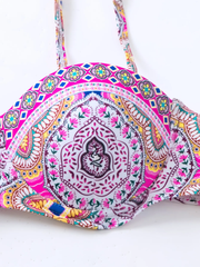 Printed bikini with a Sarong