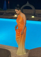 Orange Ombre dress