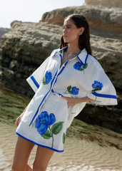 White Shirt & Skirt Set