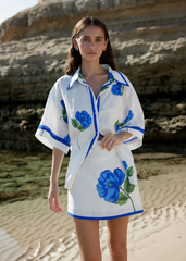 White Shirt & Skirt Set