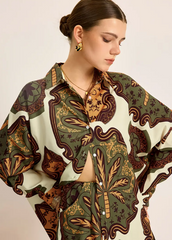 Printed 2-Piece Co-ord Set with Shorts