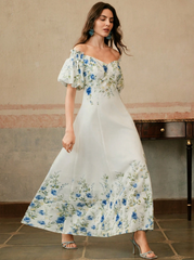 White Off-Shoulder Dress