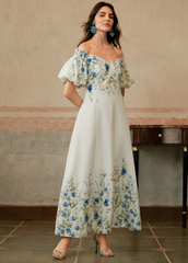 White Off-Shoulder Dress