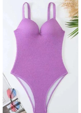 Purple Padded Monokini