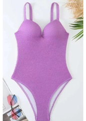 Purple Padded Monokini