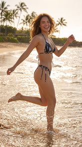 Black & White Bikini Set