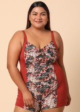 Plus Size Printed Monokini