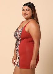 Plus Size Printed Monokini