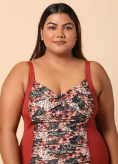 Plus Size Printed Monokini