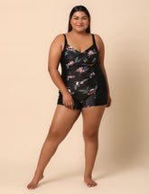 Black Plus-Size monokini