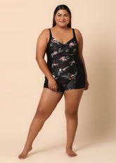 Black Plus-Size monokini