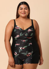 Black Plus-Size monokini
