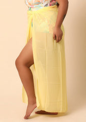Solid Yellow Sarong