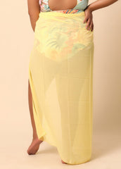 Solid Yellow Sarong