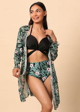 Black & Green Coverup