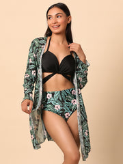 Black & Green Coverup