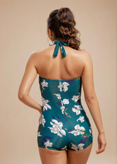 Printed Monokini with Full Coverage