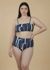 Black High-Waist Bikini Set