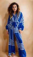 Blue Printed Co-Ord Set