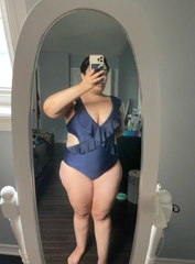 Black Plus size monokini