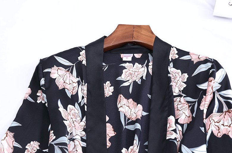 Black 2-piece sleepwear - WomanLikeU