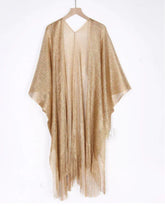 Golden shimmery shrug - WomanLikeU