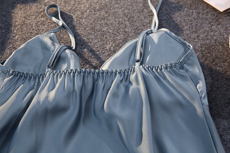 Grey 3-piece sleepwear - WomanLikeU