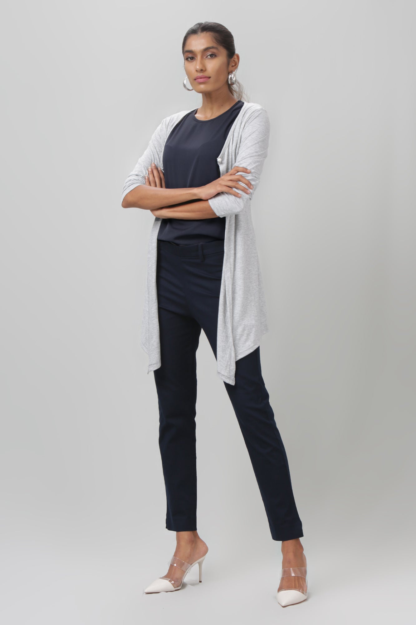 Grey Short Shrug - WomanLikeU