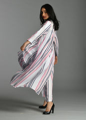 White striped Shrug