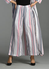 White Striped Pants