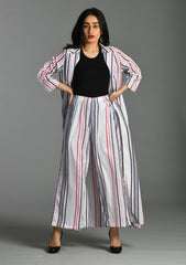 White striped Shrug