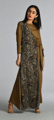 Angrakha Style Maxi Dress