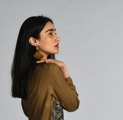 Angrakha Style Maxi Dress