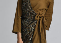 Angrakha Style Maxi Dress