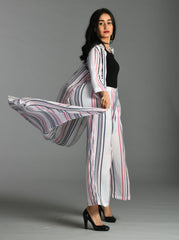 White striped Shrug