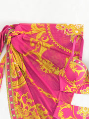 Neon Pink Bikini with Sarong - WomanLikeU