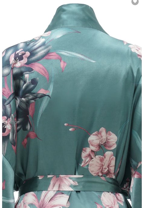 Teal 3 piece Sleepwear set - WomanLikeU