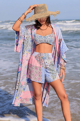 Pink & Blue 3 piece Co-ord set
